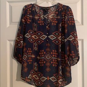 Living Doll juniors printed  shirt